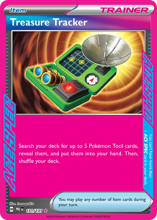 Treasure Tracker 131/131 Prismatic Evolutions