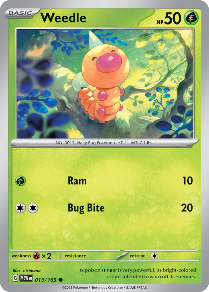 Weedle 13/165 151