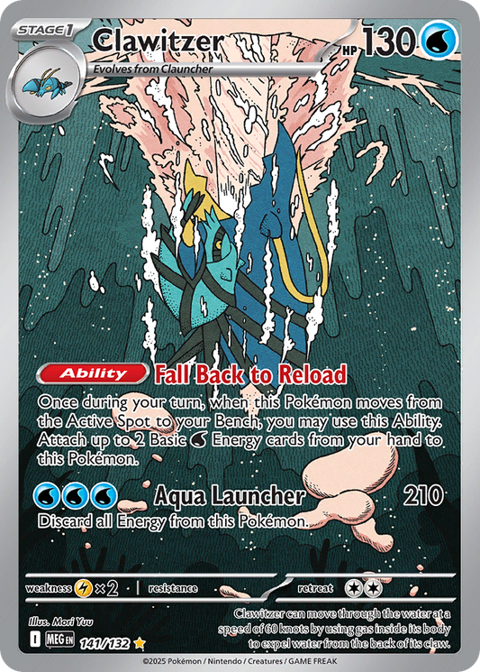 Clawitzer 141/132 Mega Evolution
