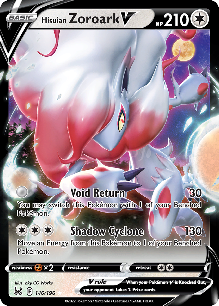 Hisuian Zoroark V 146/196 Lost Origin