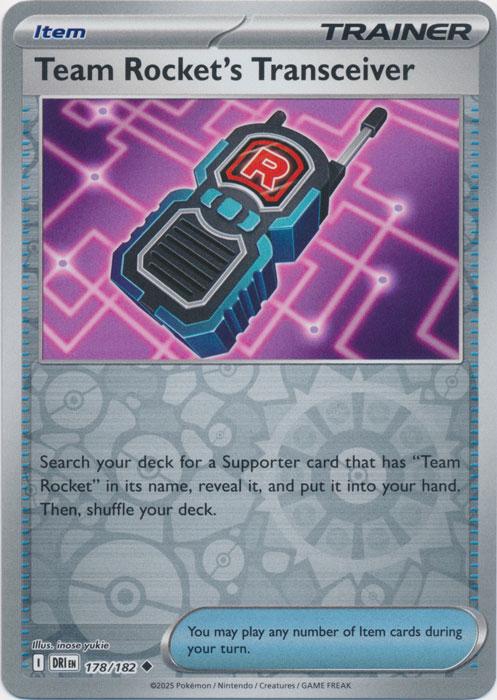 Team Rocket's Transceiver 178/182 Destined Rivals