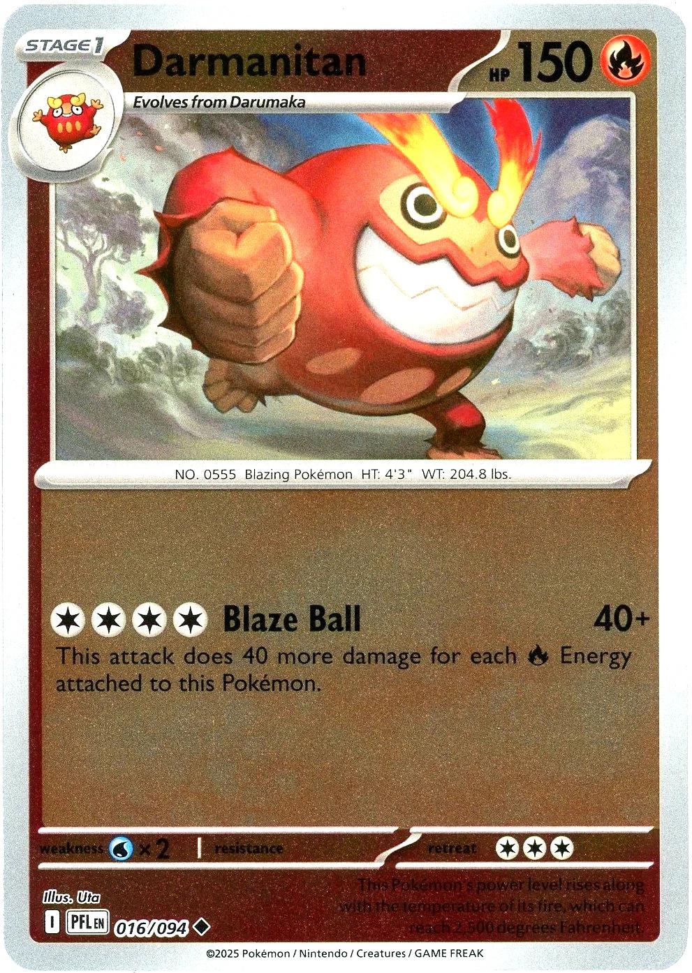 Darmanitan 16/94 Phantasmal Flames