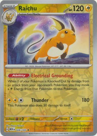 Raichu 26/165 151