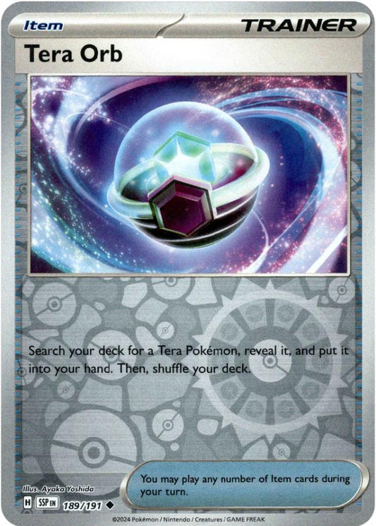 Tera Orb 189/191 Surging Sparks