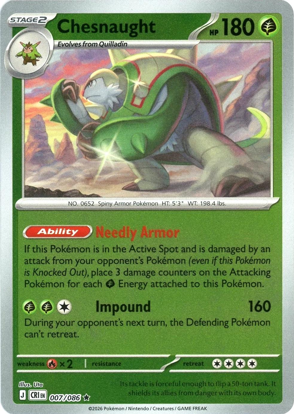 Chesnaught 7/86 Chaos Rising