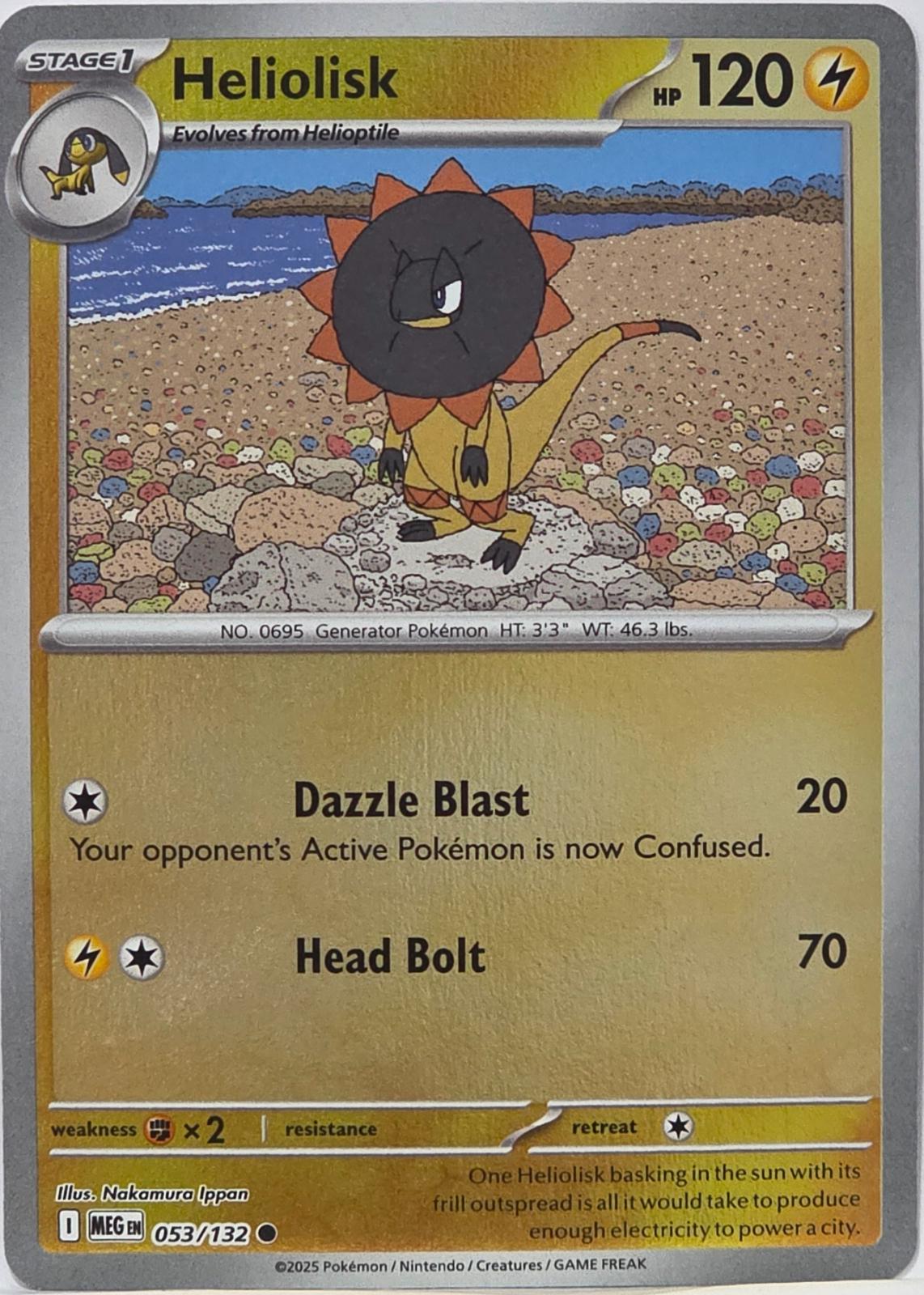 Heliolisk 53/132 Mega Evolution