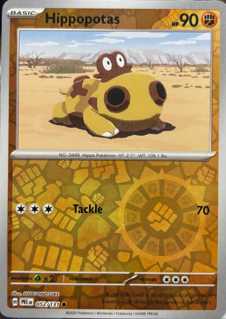 Hippopotas 52/131 Prismatic Evolutions