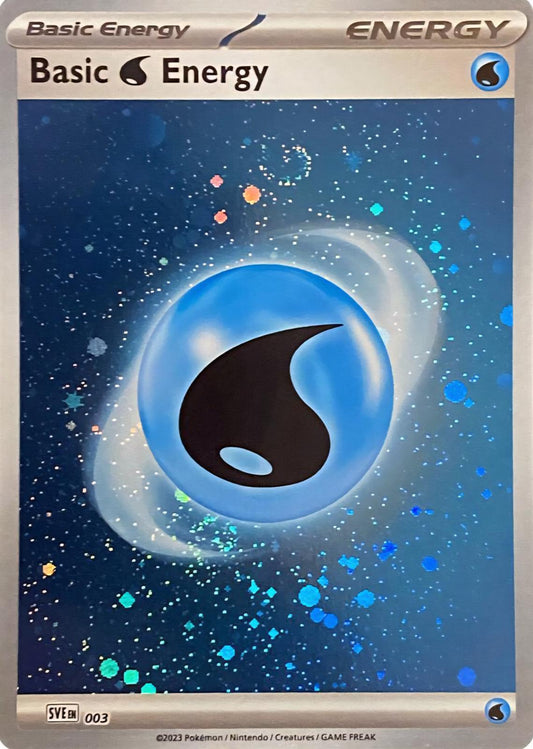 Basic Water Energy 3/16 Scarlet & Violet Energies