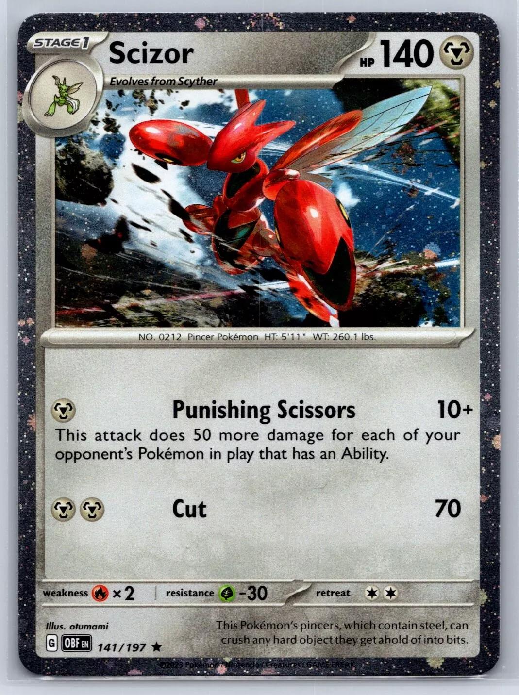 Scizor 141/197 Obsidian Flames