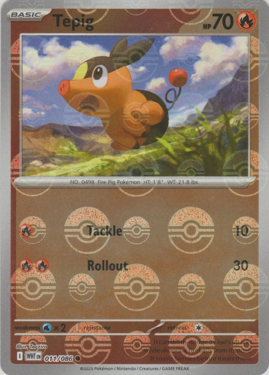 Tepig 11/86 White Flare