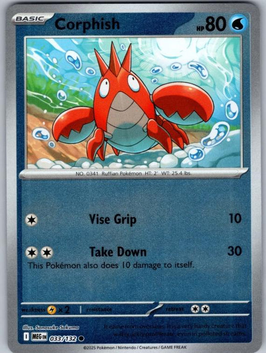 Corphish 33/132 Mega Evolution