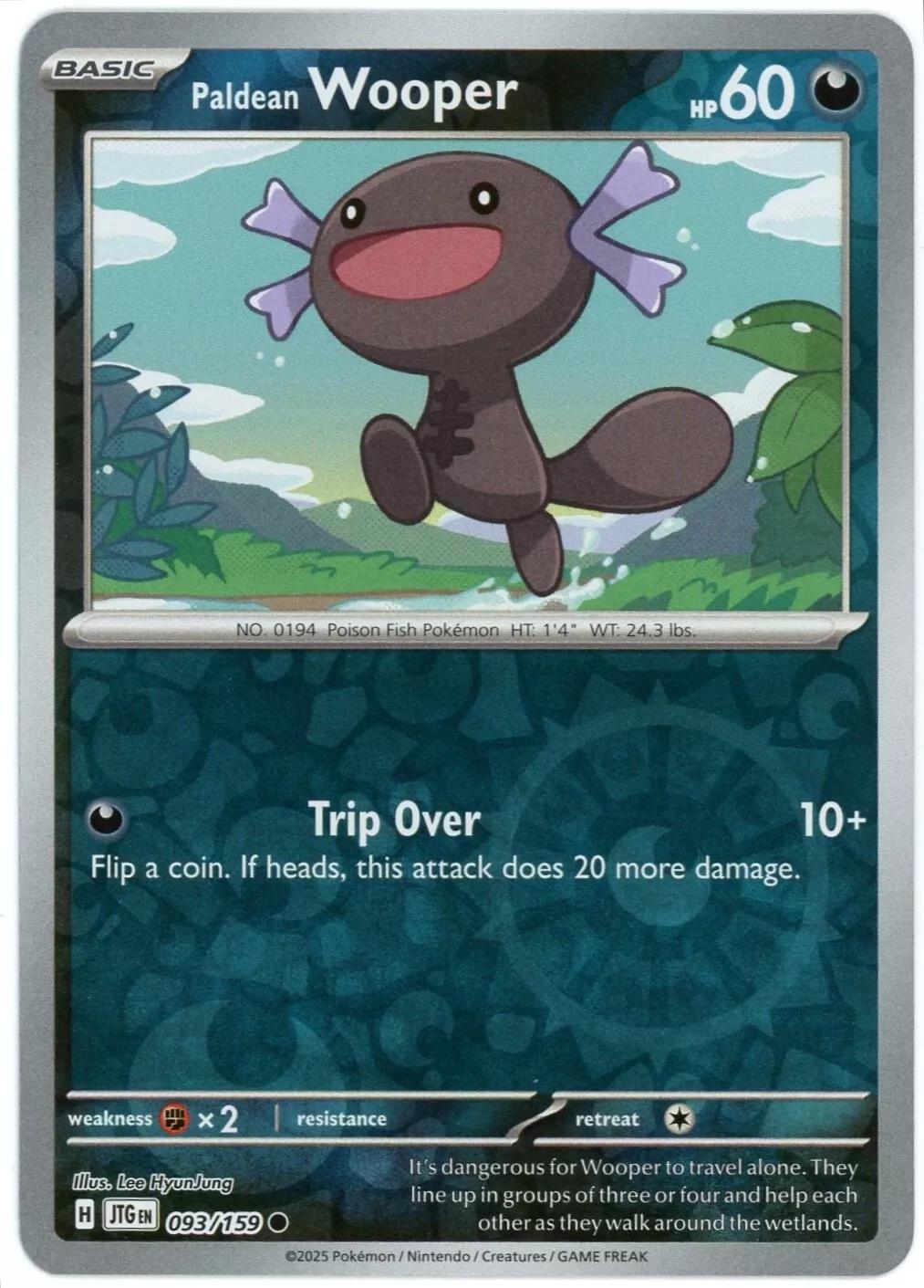 Paldean Wooper 93/159 Journey Together