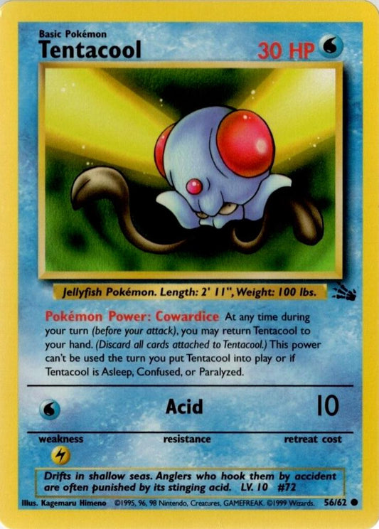 Tentacool 56/62 Fossil