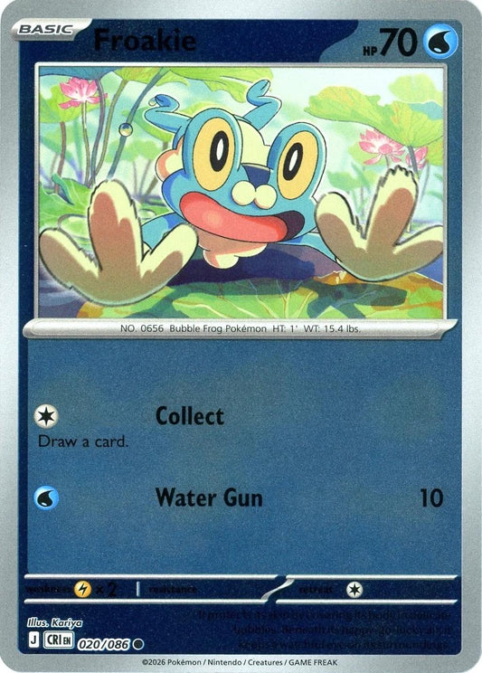 Froakie 20/86 Chaos Rising