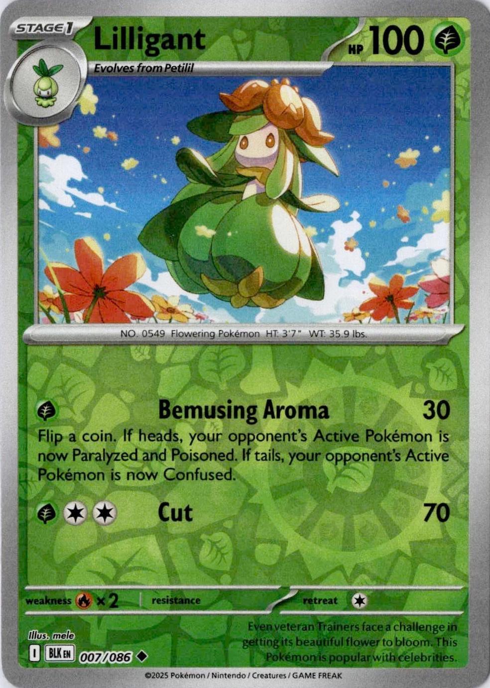 Lilligant 7/86 Black Bolt