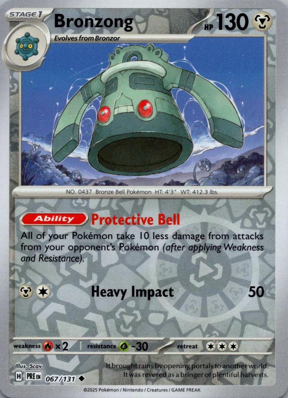 Bronzong 67/131 Prismatic Evolutions