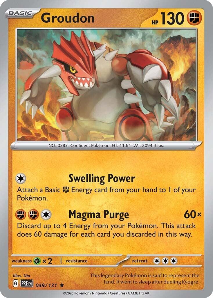 Groudon 49/131 Prismatic Evolutions