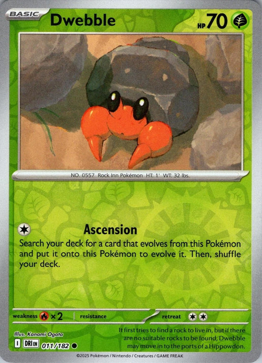 Dwebble 11/182 Destined Rivals