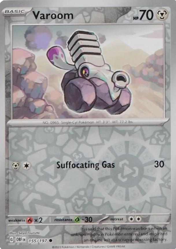 Varoom 155/197 Obsidian Flames