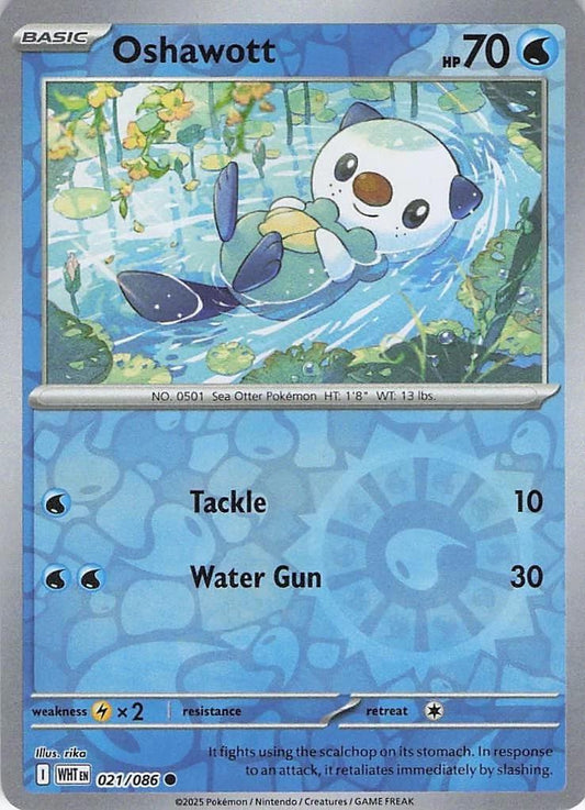 Oshawott 21/86 White Flare