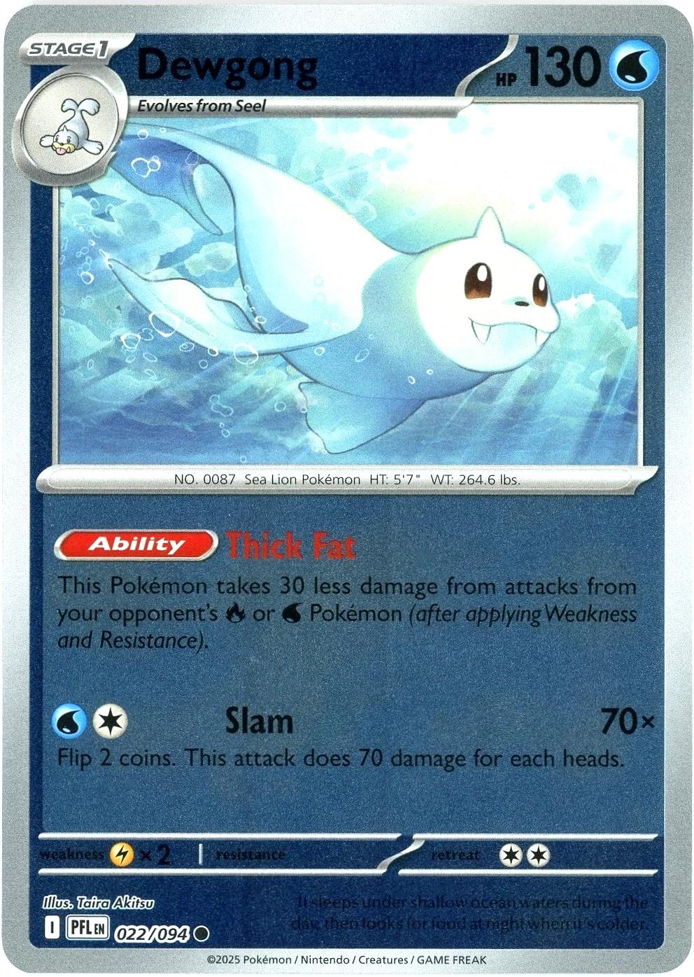 Dewgong 22/94 Phantasmal Flames