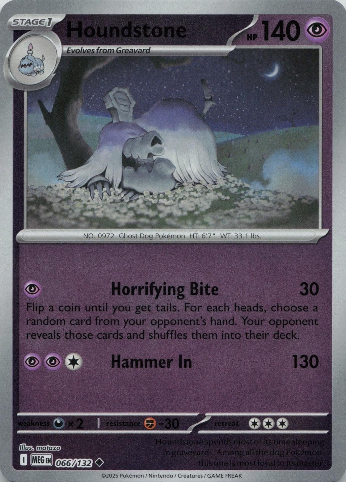 Houndstone 66/132 Mega Evolution