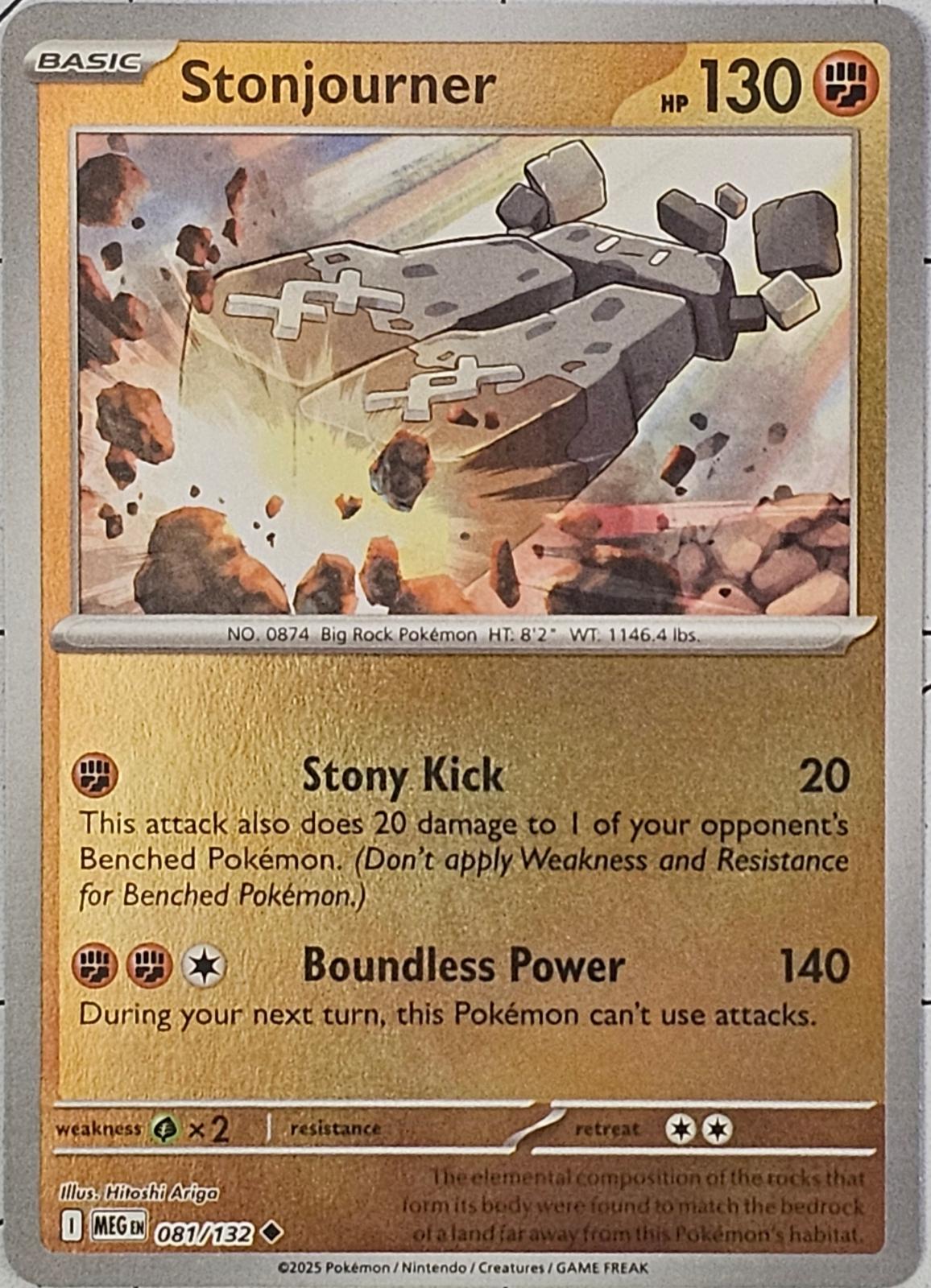 Stonjourner 81/132 Mega Evolution