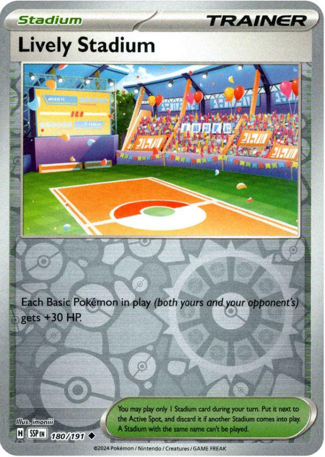 Lively Stadium 180/191 Surging Sparks