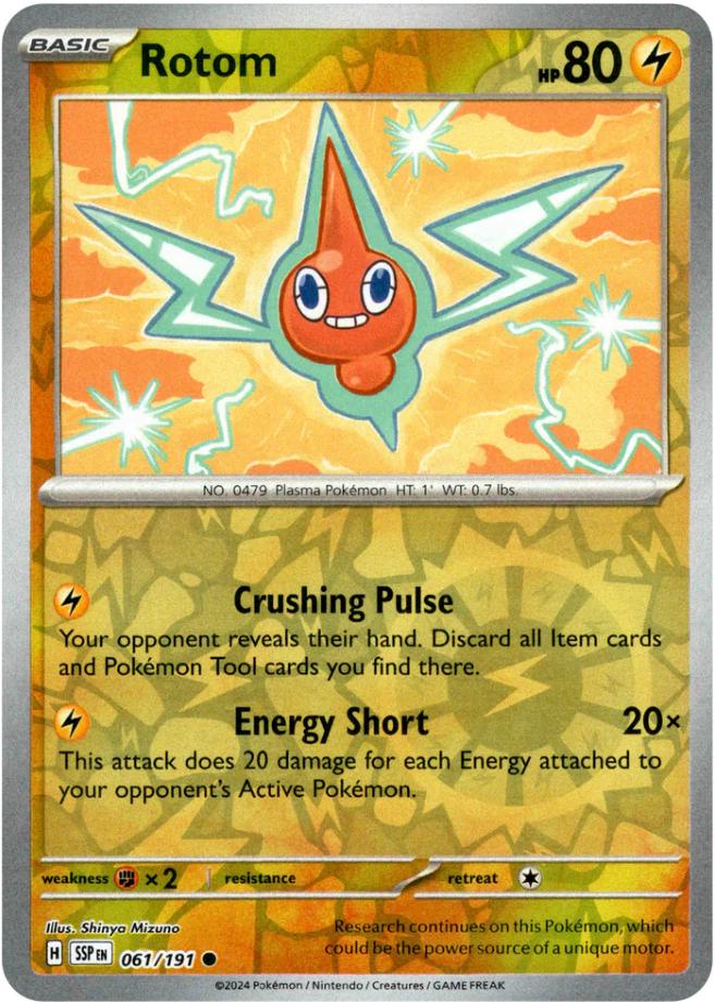 Rotom 61/191 Surging Sparks