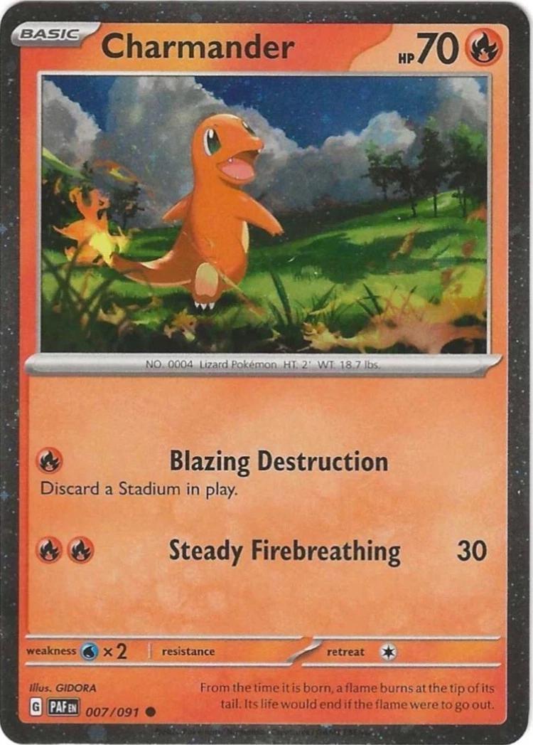 Charmander 7/91 Paldean Fates