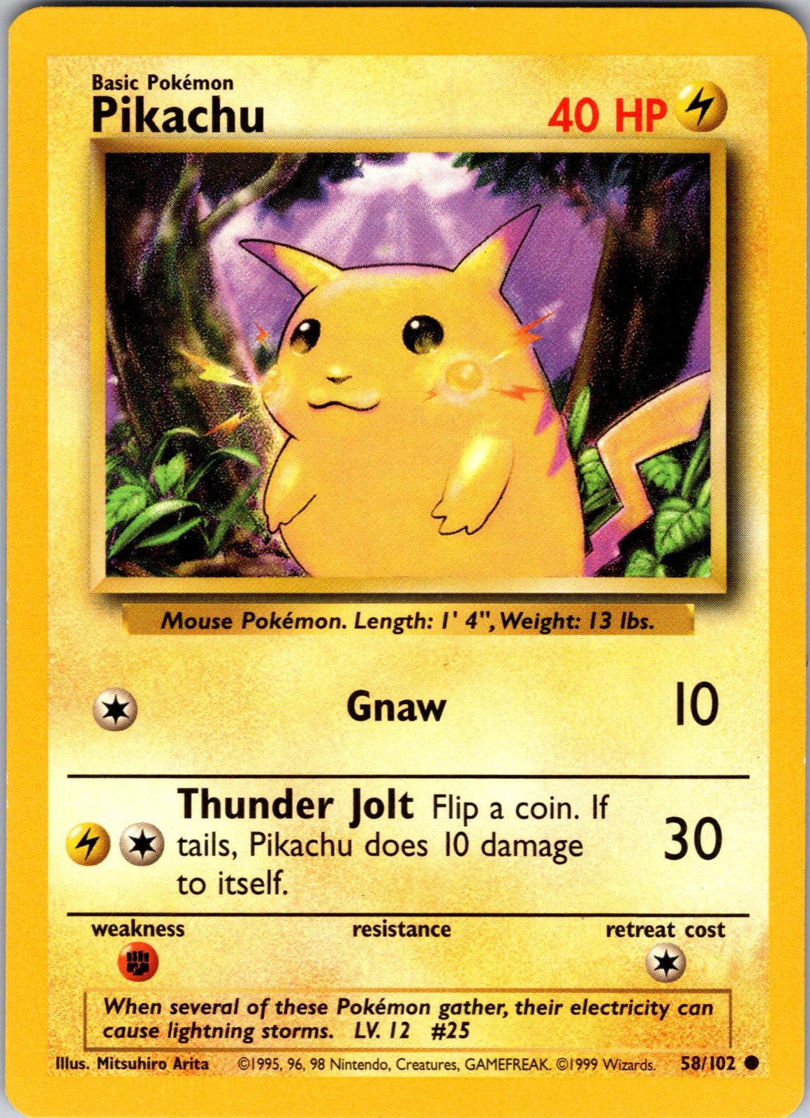 Pikachu 58/102 Base