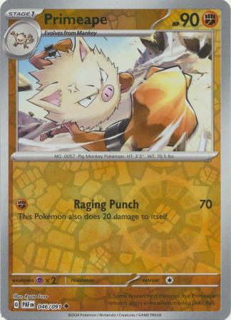Primeape 46/91 Paldean Fates