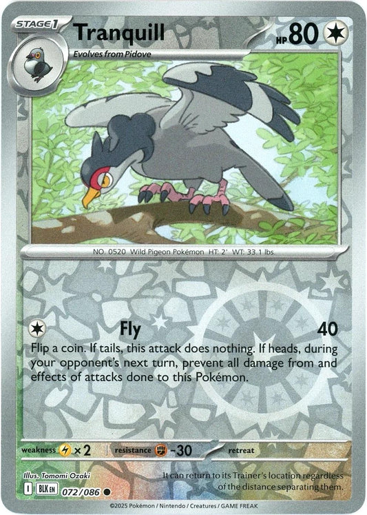Tranquill 72/86 Black Bolt