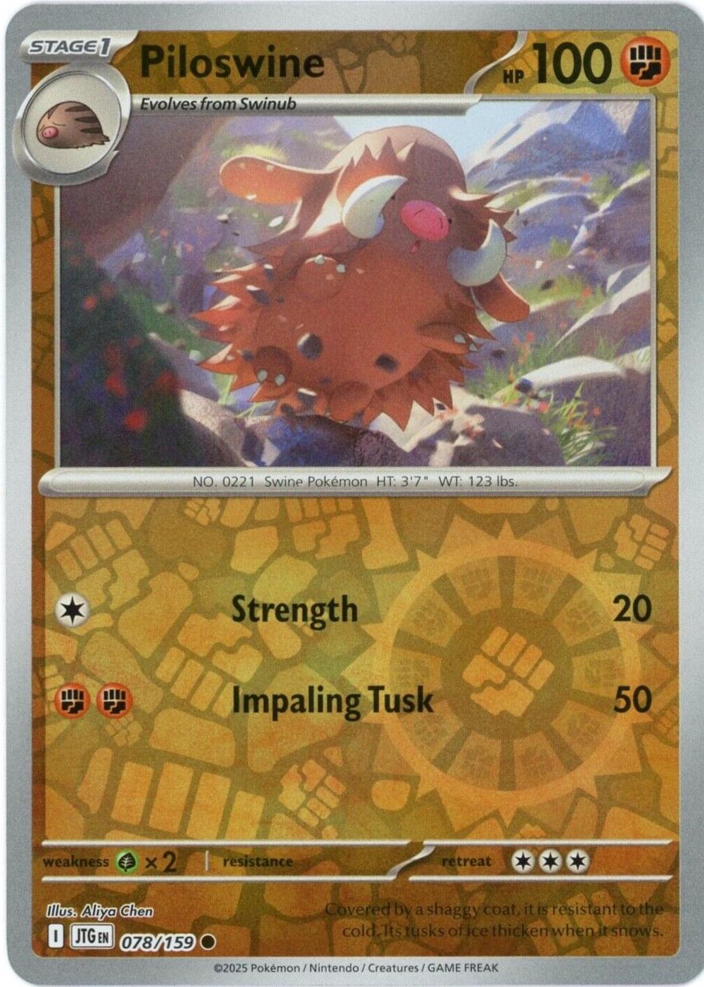 Piloswine 78/159 Journey Together