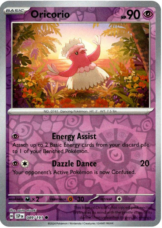 Oricorio 89/191 Surging Sparks