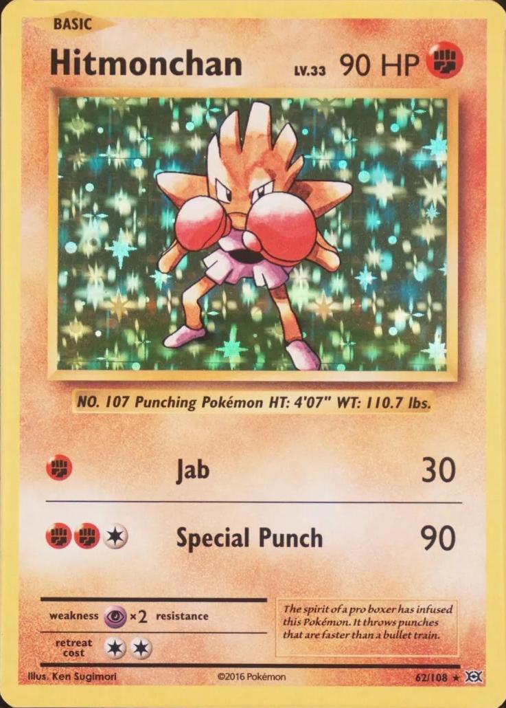 Hitmonchan 62/108 Evolutions