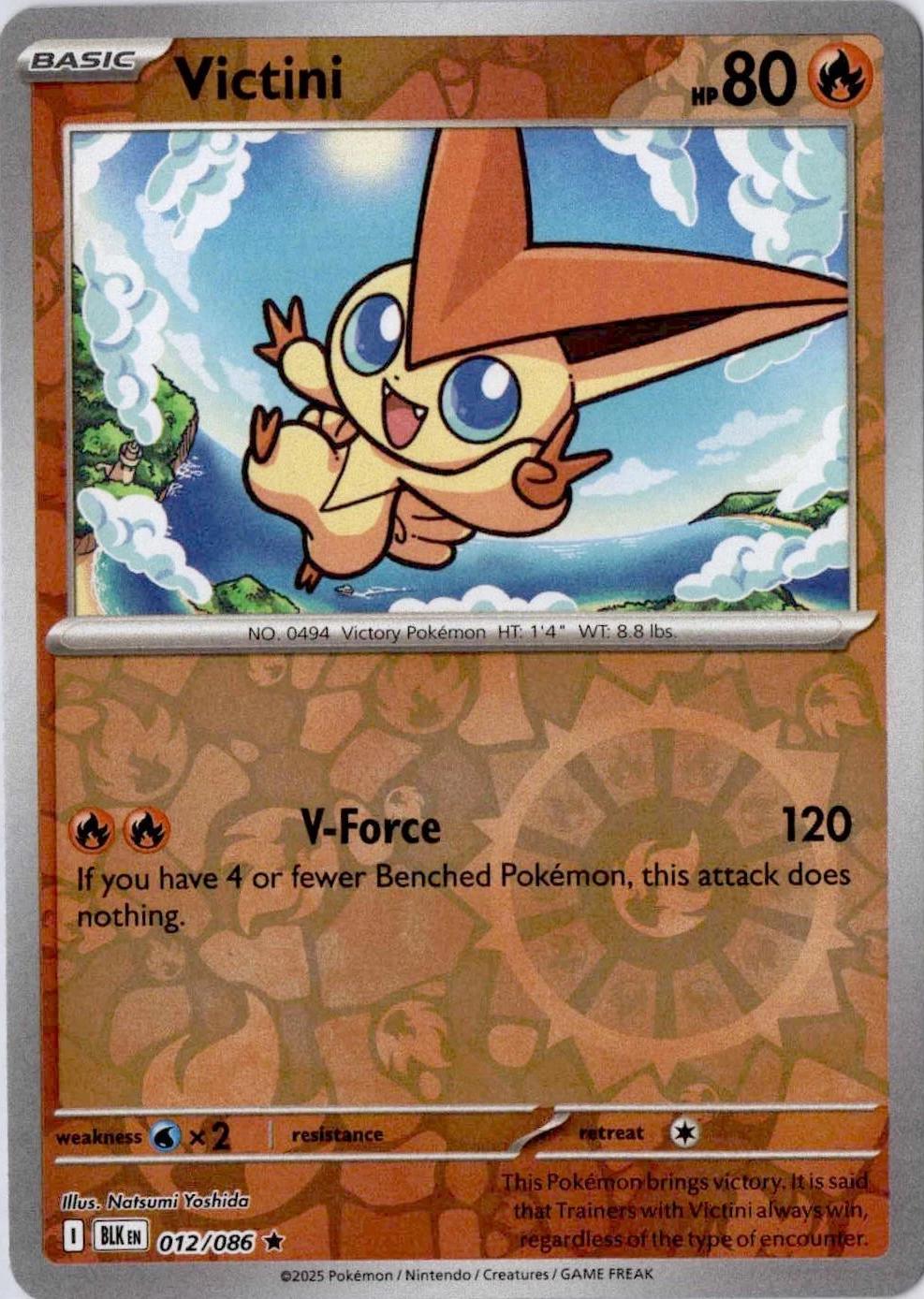 Victini 12/86 Black Bolt