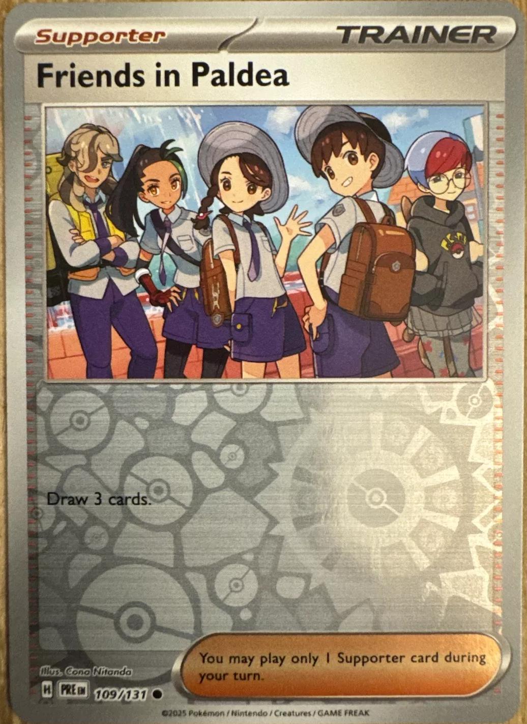 Friends in Paldea 109/131 Prismatic Evolutions