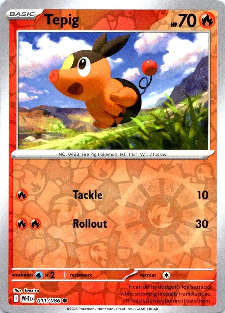 Tepig 11/86 White Flare