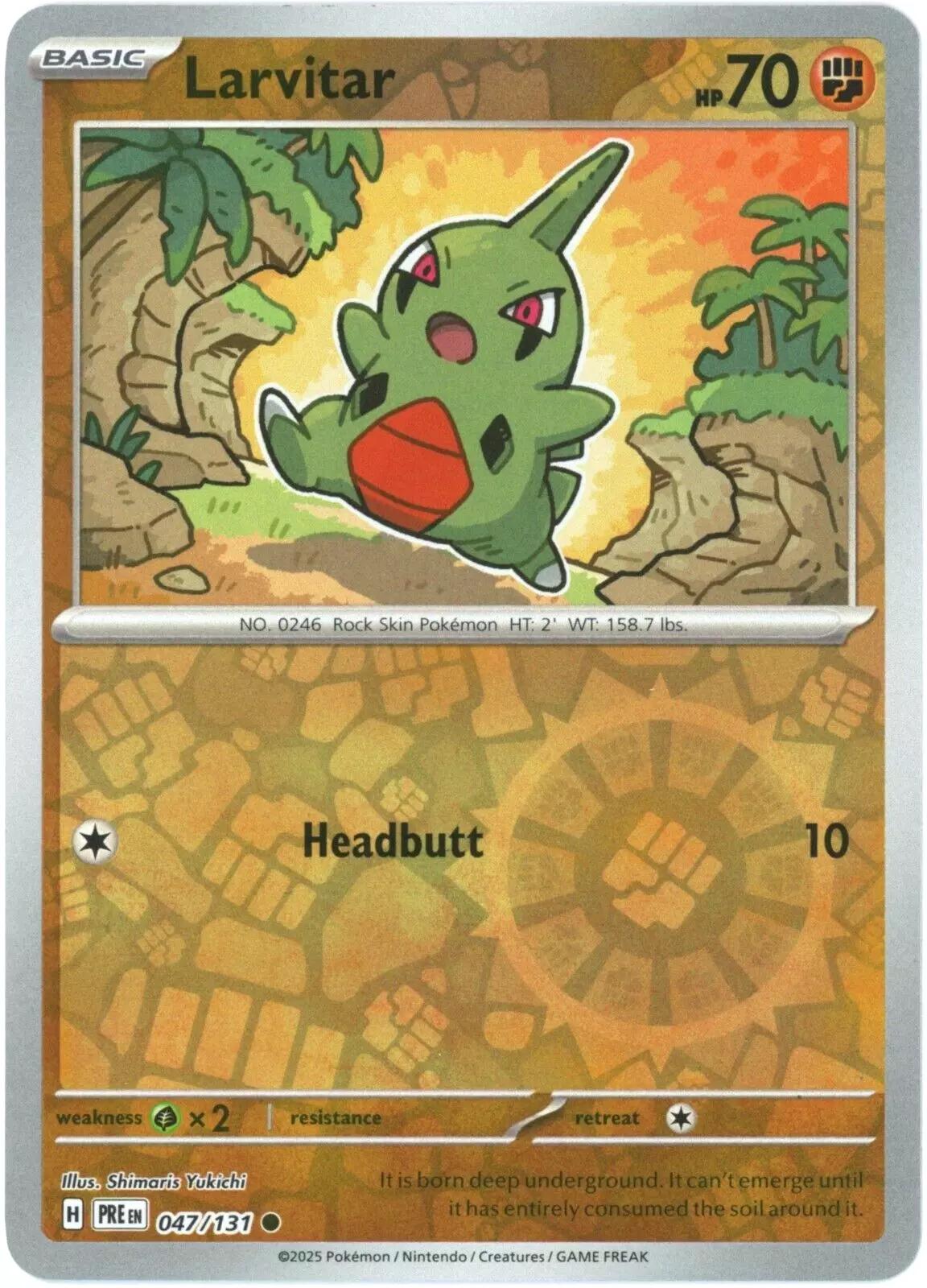 Larvitar 47/131 Prismatic Evolutions