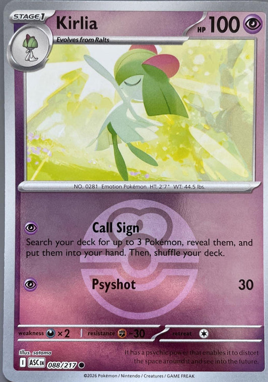Kirlia 88/217 Ascended Heroes