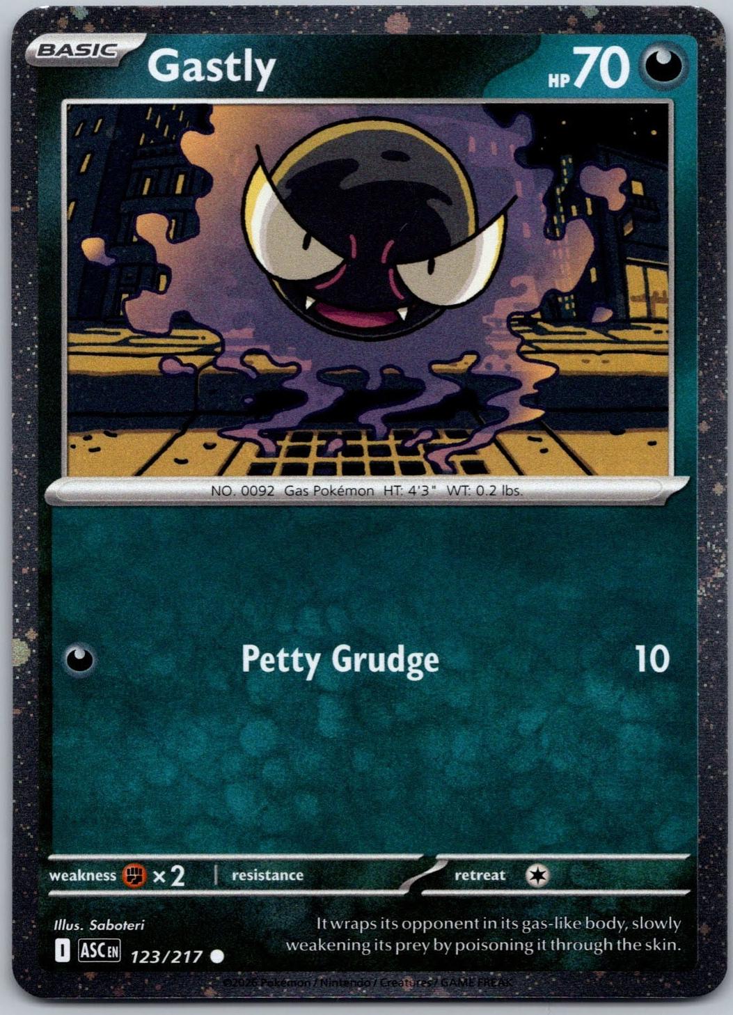 Gastly 123/217 Ascended Heroes