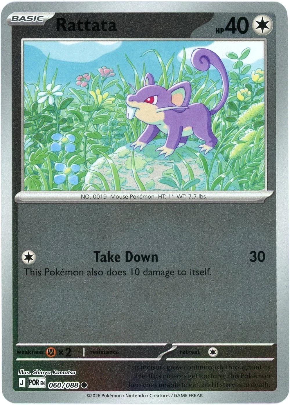 Rattata 60/88 Perfect Order