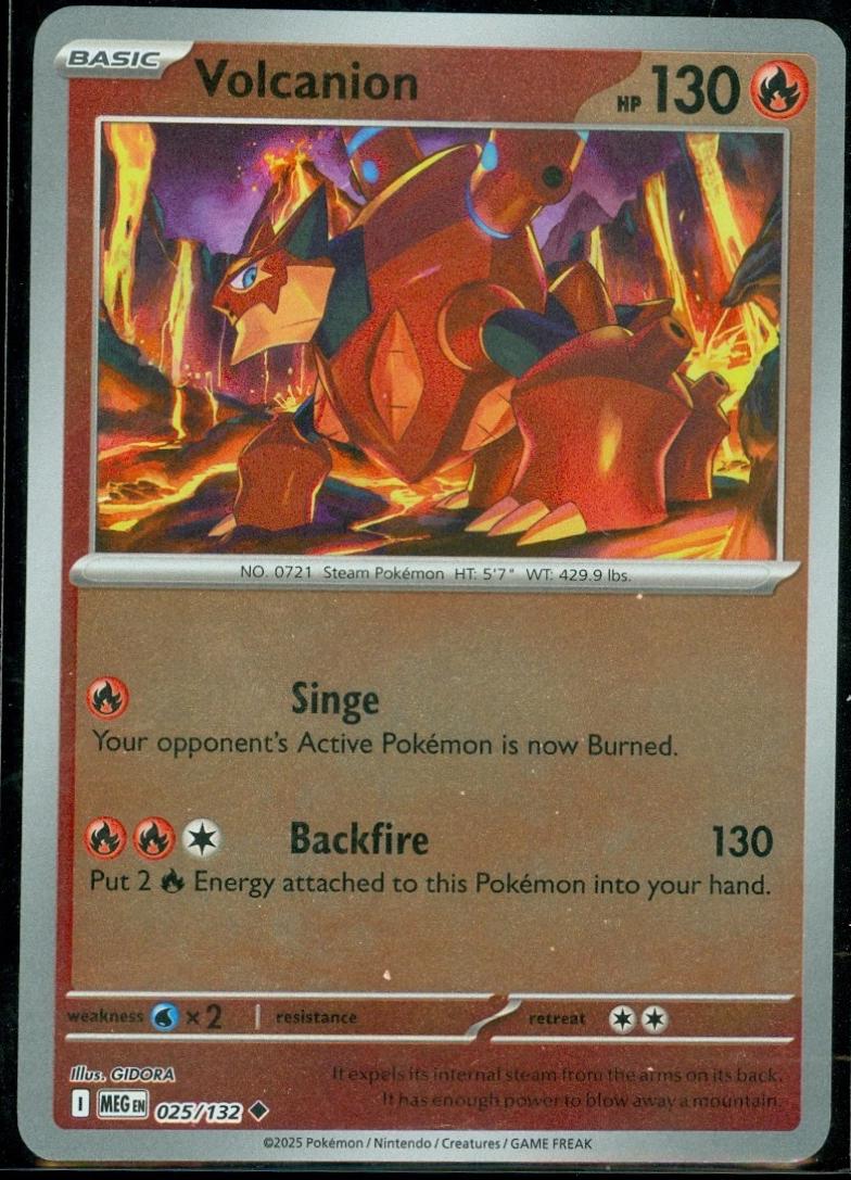 Volcanion 25/132 Mega Evolution