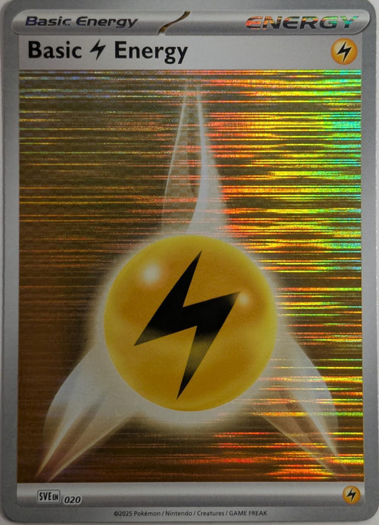 Basic Lightning Energy 020/0 Scarlet & Violet Energies