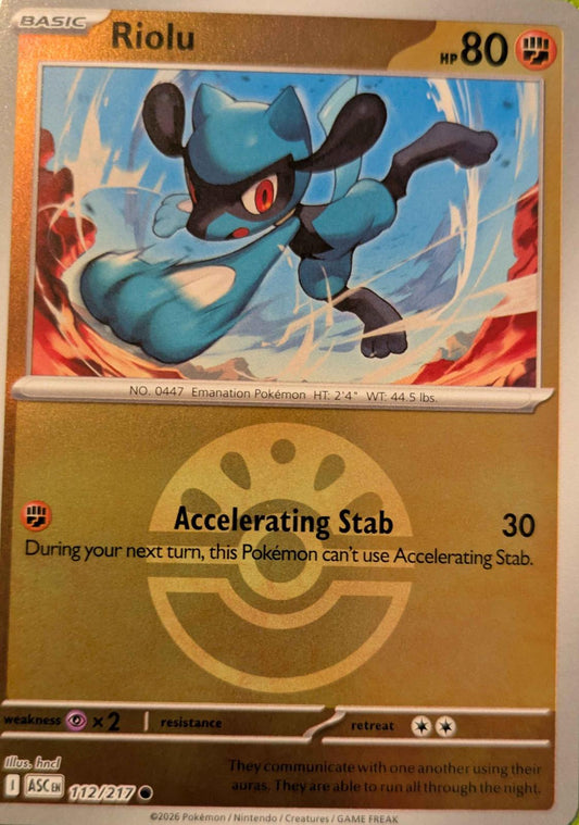 Riolu 112/217 Ascended Heroes
