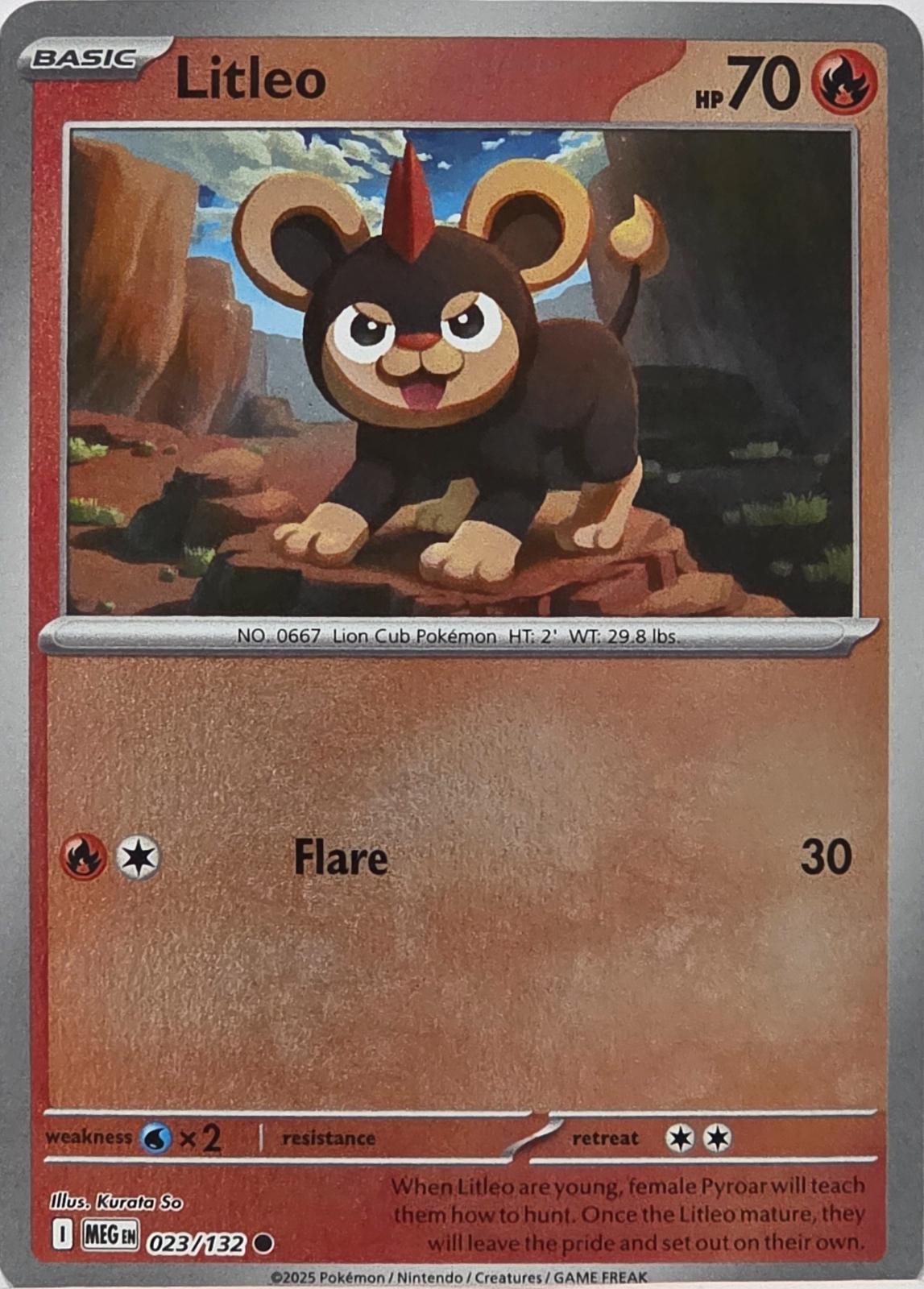 Litleo 23/132 Mega Evolution