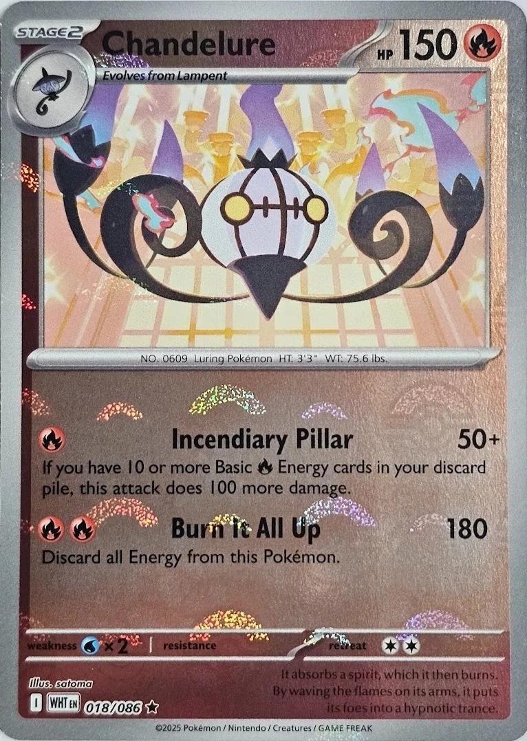 Chandelure 18/86 White Flare