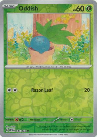 Oddish 43/165 151