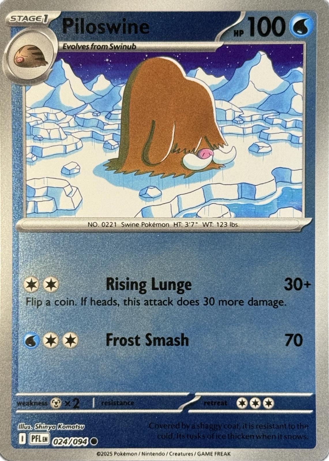 Piloswine 24/94 Phantasmal Flames